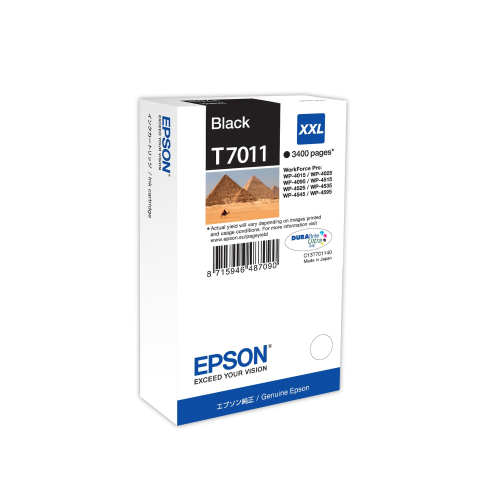 EPSON T7011 CARTUCCIA INKJET NERO PER WP4015 WP4095 WP4515 WP4525 WP4595